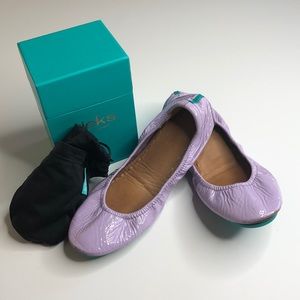 Tieks lavender purple patent leather 6
